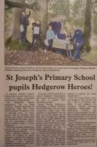 Hedgerow Heroes make the headlines 